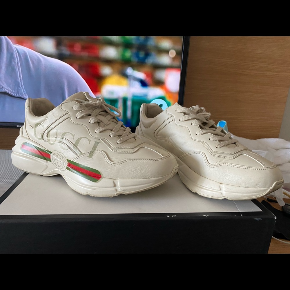 MENS Gucci Rhython logo shoe